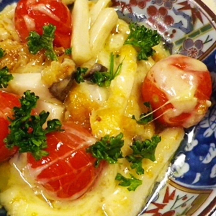 ミニトマトエリンギのチーズ焼き レシピ 作り方 By Leopoo 楽天レシピ